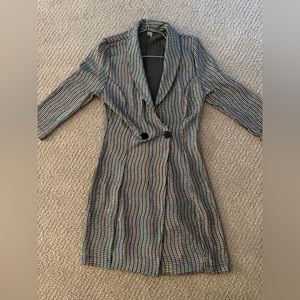 Disco sparkly silver dress